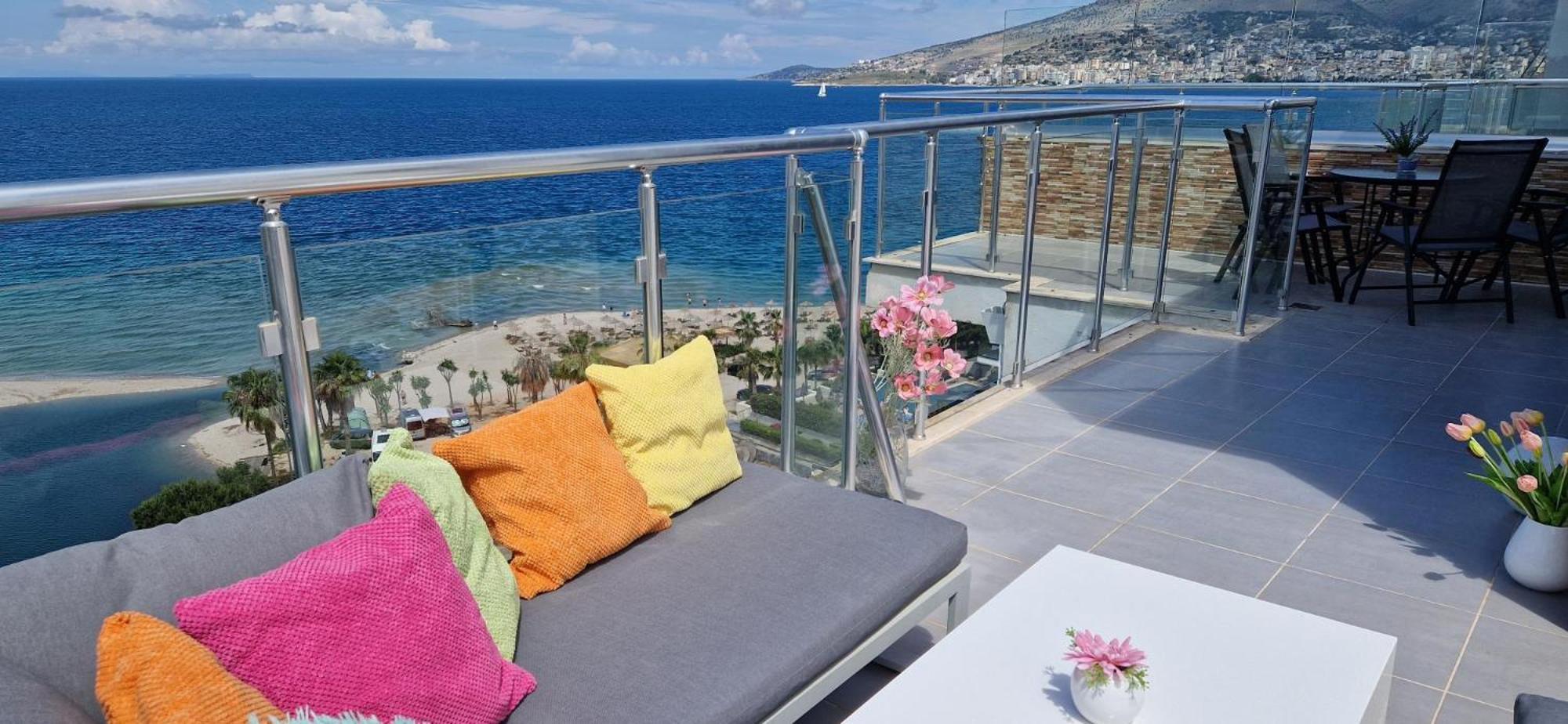 Апартаменти Sadet'S Penthouse Saranda Екстер'єр фото