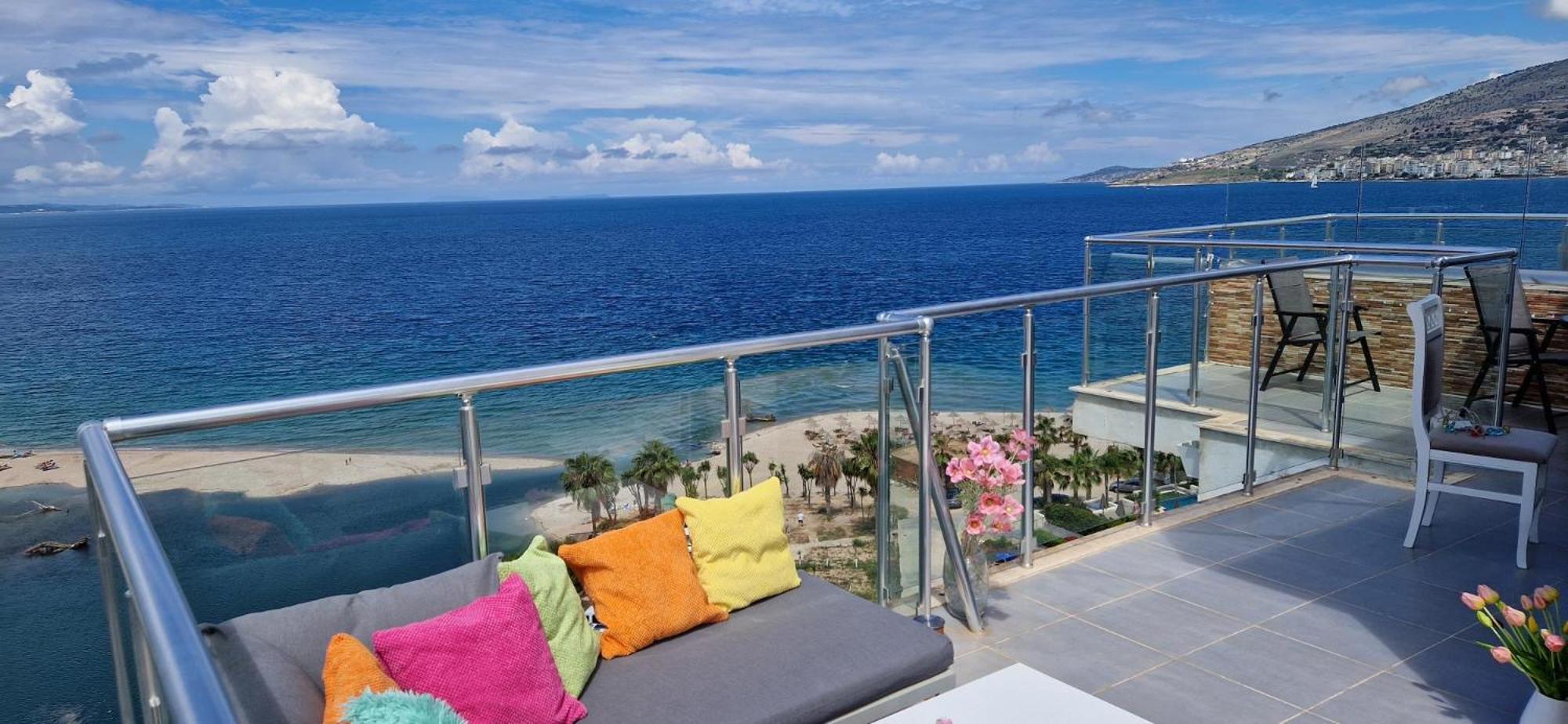Апартаменти Sadet'S Penthouse Saranda Екстер'єр фото